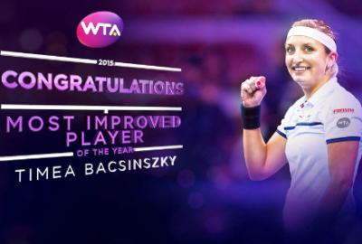 Тимея Башински выиграла номинацию "Прогресс года" в опросе на сайте WTA