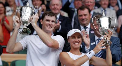 Джейми Маррей и Мартина Хингис победители Wimbledon-2017 в миксте