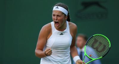 Елена Остапенко побеждает Александру Соснович на пути к четвертьфиналу Wimbledon