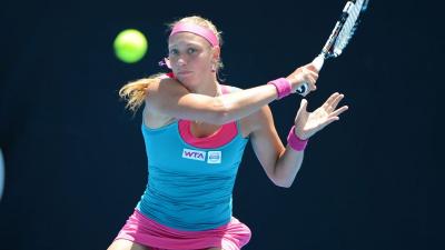 Янина Викмайер переигрывает Ирину Хромачеву на Hungarian Ladies Open