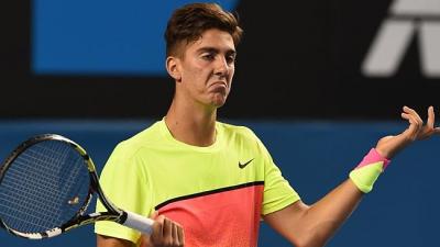 Коккинакис не смог пройти в третий круг Australian Open 