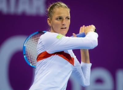 Каролина Плишкова вышла в третий круг турнира в Дохе