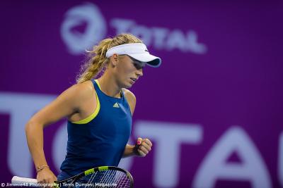Каролин Возняцки сильнее Анжелик Кербер в четвертьфинале Qatar Total Open