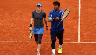 Мартина Хингис в паре с Леандером Паесом выиграла Roland Garros в миксте