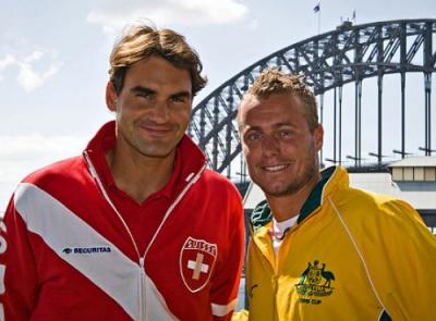 Роджер Федерер и Ллейтон Хьюитт в начале 2015 года проведут товарищеский матч 