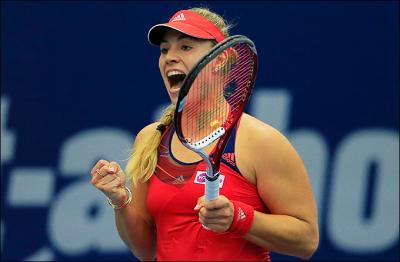 Анжелик Кербер побеждает Каролин Гарсия в четвертьфинале Prudential Hong Kong Tennis Open