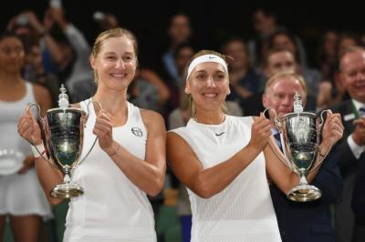 Елена Веснина и Екатерина Макарова не дали сорперницам выиграть ни единого гейма в финале парного Wimbledon
