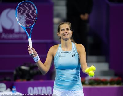 Юлия Гергес уверенно шагает в четвертьфинал Qatar Total Open