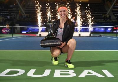 Элина Свитолина чемпионка Dubai Duti Free Tennis Championships