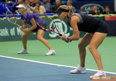 Дуэт Екатерина Макарова, Елена Веснина вышли в полуфинал Dubai Duti Free Tennis Championships