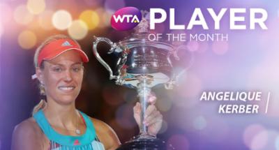 Анжелик Кербер лучшая теннисистка января по версии WTA