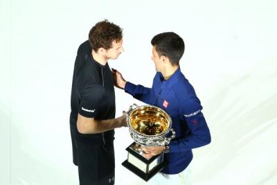 Поздравления Новаку Джоковичу от Энди Маррея в связи с победой на Australian Open шестой раз подряд