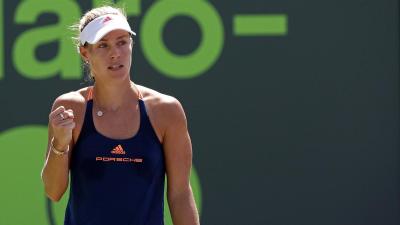 Анжелик Кербер вышла в четвертьфинал Miami Open