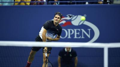 Роджер Федерер одержал первую победу в трёх партиях на US Open-2017