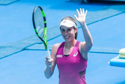 Йоханна Конта без проблем переигрывает Каролин Возняцки на Australian Open