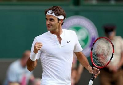 Роджер Федерер вышел в четвертьфинал Wimbledon