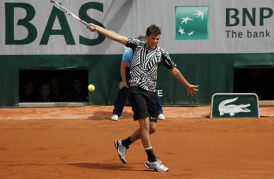 Доминик Тим вышел в четвертьфинал Roland-Garros