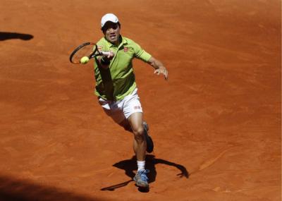 Кеи Нишикори. Mutua Madrid Open (Испания), 2016. Третий раунд.