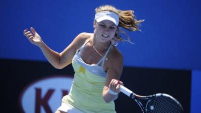 Анастасия Комардина - Жиль Тайкманн, квалификация Australian Open, Мельбурн, Австралия