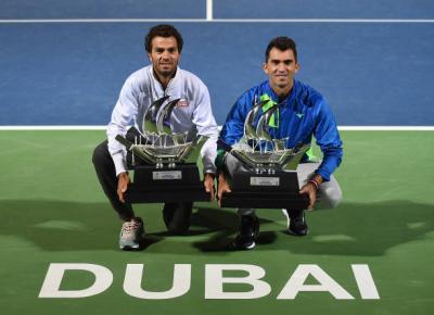 Жан-Жюльен Ройер и Хория Текэу. Dubai Duty Free Tennis Champioships (Дубай, ОАЭ, пары), 2017. Финал.