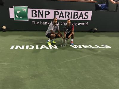 Раджив Рам и Равен Клаасен. BNP Paribas Open (Индиан-Уэллс, пары), 2017. Финал.