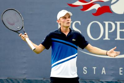 Давид Гоффин – Гаэль Монфис, 3 раунд, US Open, Нью-Йорк, США