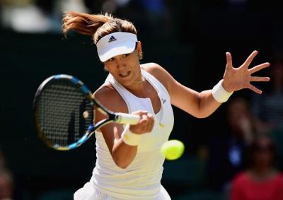 Гарбинье Муругуса - Агнешка Радваньска,полуфинал, Wimbledon 2015, Лондон