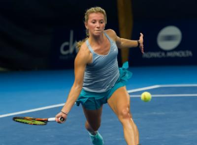 Анника Бек - Каролина Алвеш, 1 раунд, Brasil Tennis Cup 2015, Флорианополис