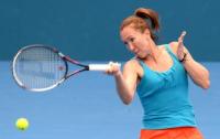 Елена Янкович на турнире в Брисбене